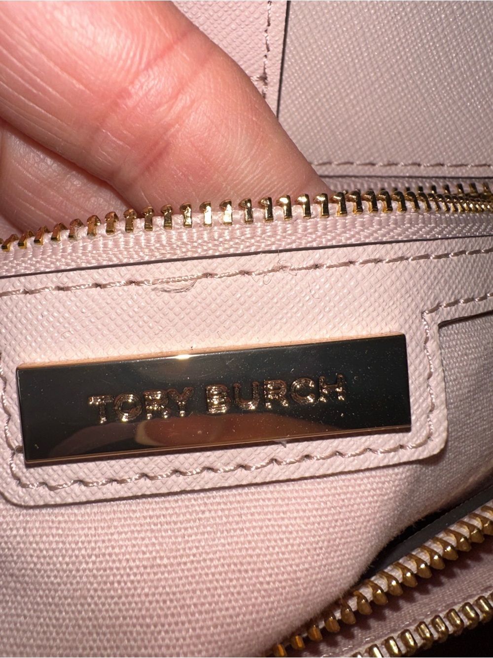 Tory Burch Orange & Pink Leather Top-Handle Satchel - Picture 8 of 13